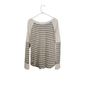 Colette long sleeve waffle Knit lightweight top